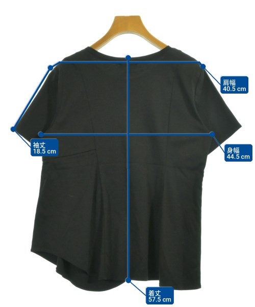 INDIVI（インディヴィ）Tシャツ・カットソー 黒 サイズ:05(XS位) レディース/2200723095088