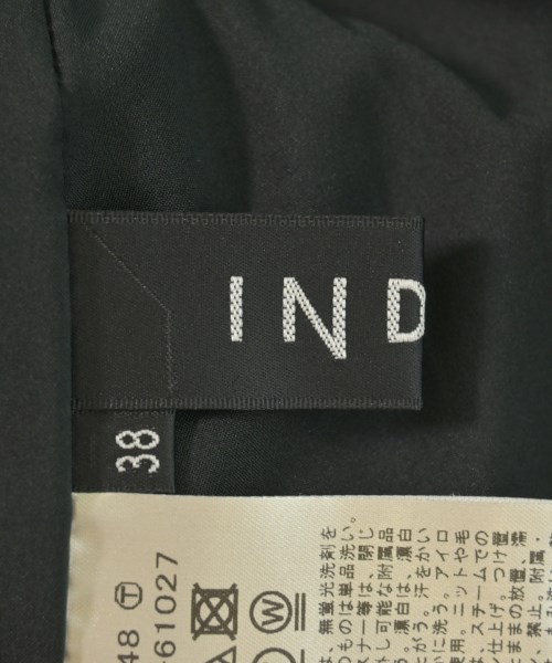 INDIVI（インディヴィ）スラックス 黒 サイズ:38(M位) レディース/2200724594252