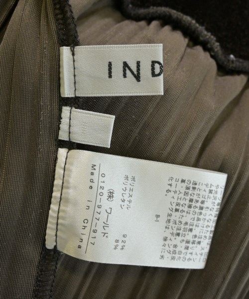 INDIVI（インディヴィ）ロング・マキシ丈スカート 茶 サイズ:40(L位) レディース/2200727368058