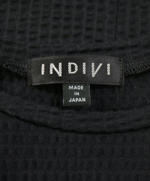 INDIVI（インディヴィ）Tシャツ・カットソー 黒 サイズ:13(XL位) レディース/2200735368040