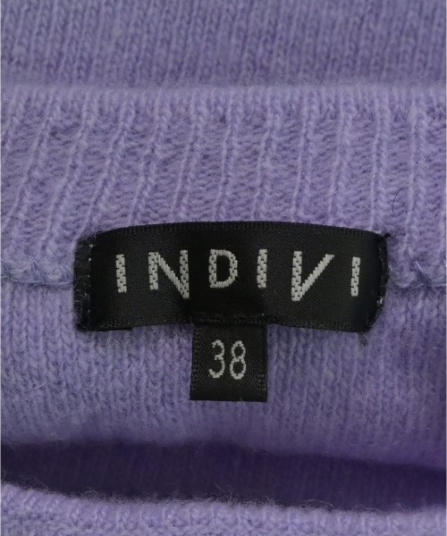 INDIVI（インディヴィ）ニット・セーター 紫 サイズ:38(M位) レディース/2200728477056