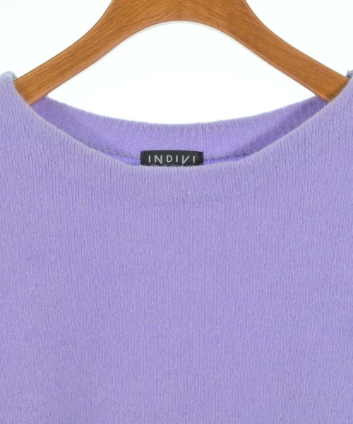 INDIVI（インディヴィ）ニット・セーター 紫 サイズ:38(M位) レディース/2200728477056