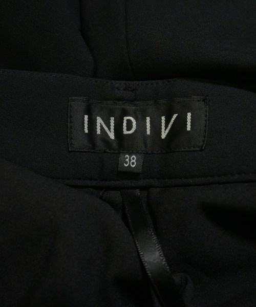INDIVI（インディヴィ）スラックス 黒 サイズ:38(M位) レディース/2200727346032