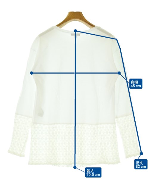 INDIVI（インディヴィ）Tシャツ・カットソー 白 サイズ:38(M位) レディース/2200713789133