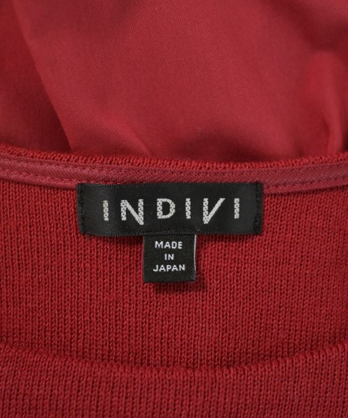 INDIVI（インディヴィ）ニット・セーター 赤 サイズ:34(XS位) レディース/2200714773032