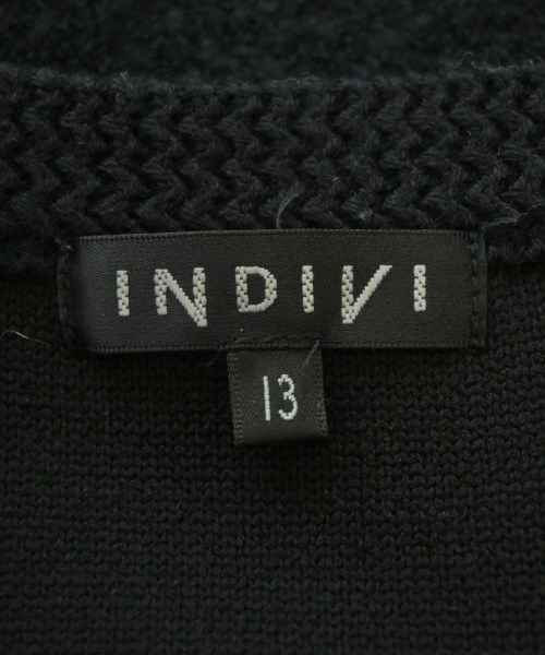 INDIVI（インディヴィ）カーディガン 黒 サイズ:13(XL位) レディース/2200716562030