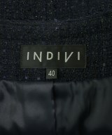 INDIVI（インディヴィ）ノーカラージャケット 紺 サイズ:40(L位) レディース/2200716435051