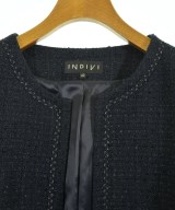 INDIVI（インディヴィ）ノーカラージャケット 紺 サイズ:40(L位) レディース/2200716435051