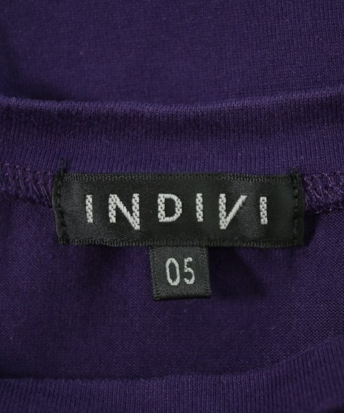 INDIVI（インディヴィ）Tシャツ・カットソー 紫 サイズ:05(XS位) レディース/2200720255102