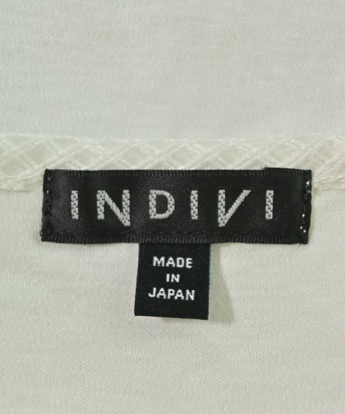 INDIVI（インディヴィ）Tシャツ・カットソー 白 サイズ:05(XS位) レディース/2200720255164
