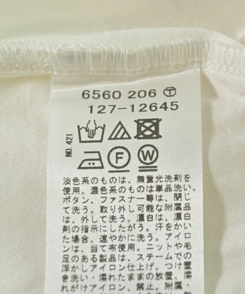 INDIVI（インディヴィ）Tシャツ・カットソー 白 サイズ:05(XS位) レディース/2200720255164