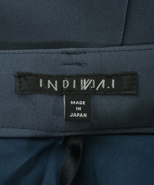 INDIVI（インディヴィ）スラックス 青 サイズ:38(M位) レディース/2200717994052
