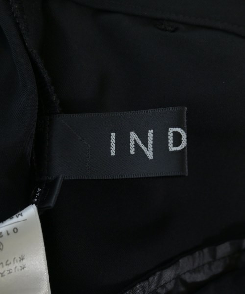 INDIVI（インディヴィ）スラックス 黒 サイズ:38(M位) レディース/2200718143275