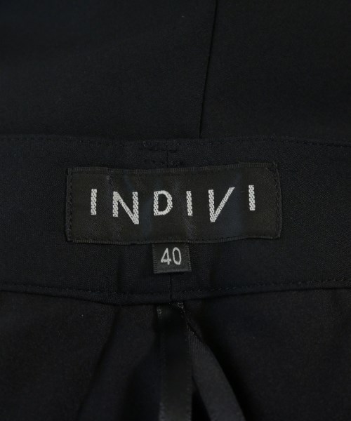INDIVI（インディヴィ）スラックス 黒 サイズ:40(L位) レディース/2200718143282