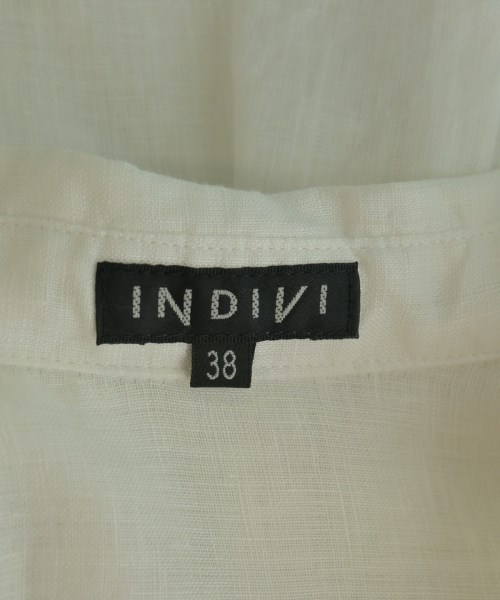 INDIVI（インディヴィ）カジュアルシャツ 白 サイズ:38(M位) レディース/2200718143336