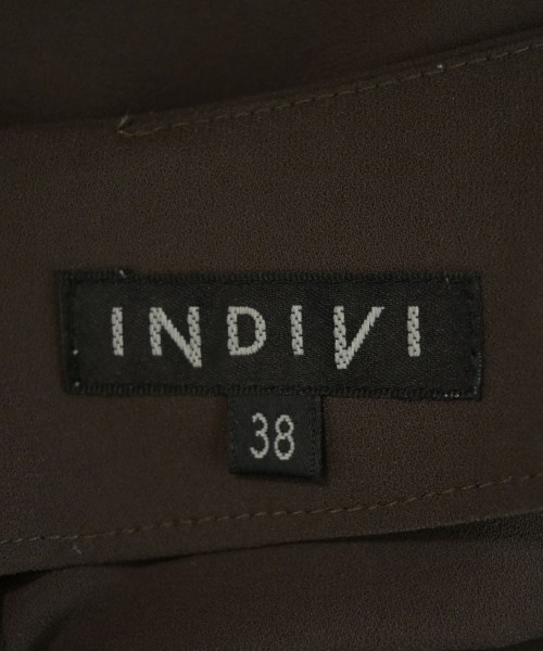 INDIVI（インディヴィ）ブラウス 茶 サイズ:38(M位) レディース/2200721306131