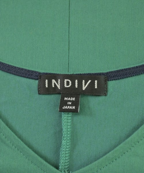 INDIVI（インディヴィ）Tシャツ・カットソー 緑 サイズ:38(M位) レディース/2200720953077
