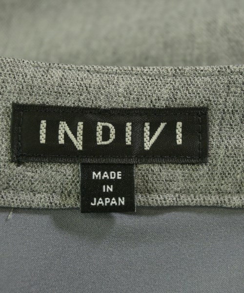 INDIVI（インディヴィ）ひざ丈スカート グレー サイズ:38(M位) レディース/2200717483082