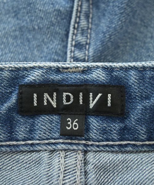 INDIVI（インディヴィ）デニムパンツ 青 サイズ:36(S位) レディース/2200725746025