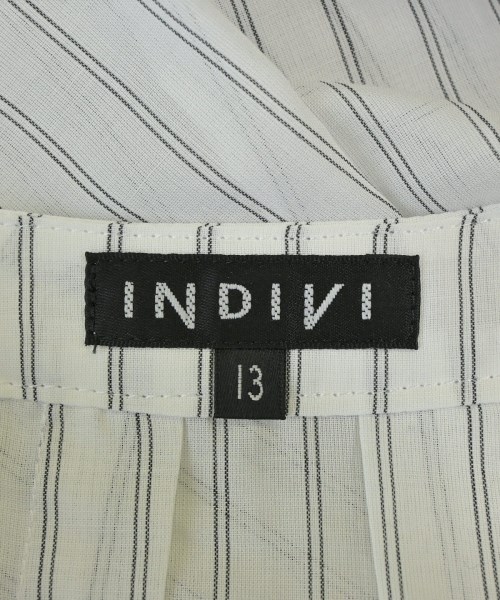 INDIVI（インディヴィ）カジュアルシャツ 白 サイズ:13(XL位) レディース/2200726312076