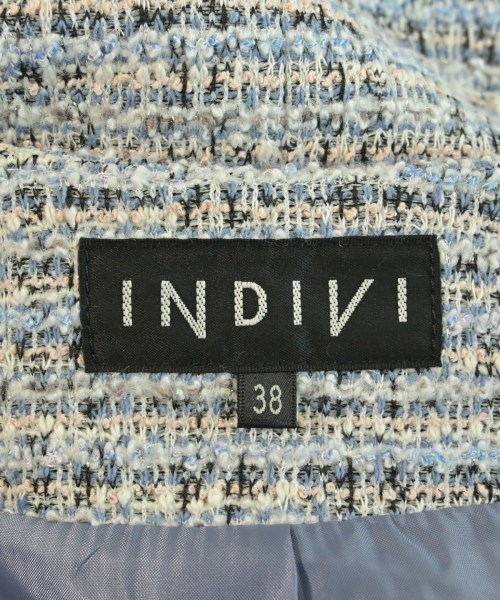 INDIVI（インディヴィ）ベスト 青 サイズ:38(M位) レディース/2200722227022