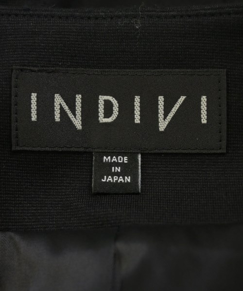 INDIVI（インディヴィ）ノーカラージャケット 黒 サイズ:40(L位) レディース/2200722806043