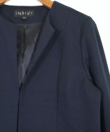 INDIVI（インディヴィ）ノーカラージャケット 紺 サイズ:40(L位) レディース/2200722806050
