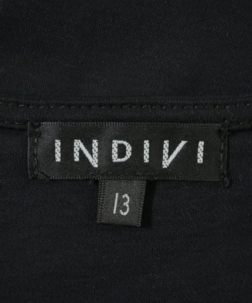 INDIVI（インディヴィ）Tシャツ・カットソー 黒 サイズ:13(XL位) レディース/2200723909040