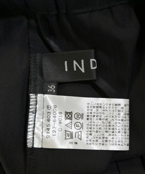 INDIVI（インディヴィ）スラックス 黒 サイズ:36(S位) レディース/2200725697068