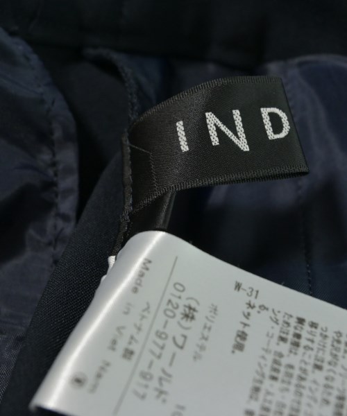 INDIVI（インディヴィ）スラックス 紺 サイズ:36(S位) レディース/2200727552020