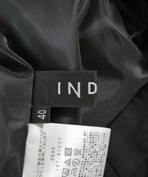 INDIVI（インディヴィ）スラックス 黒 サイズ:40(L位) レディース/2200682462020