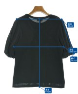 INDIVI（インディヴィ）Tシャツ・カットソー 黒 サイズ:05(XS位) レディース/2200676664058