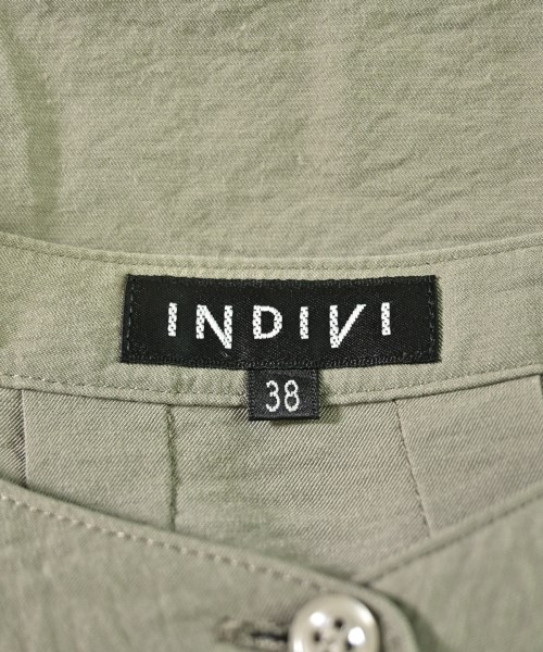 INDIVI（インディヴィ）カジュアルシャツ カーキ サイズ:38(M位) レディース/2200683666069