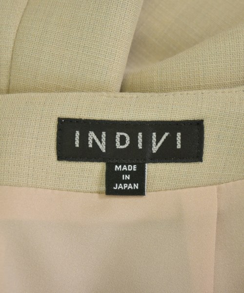INDIVI（インディヴィ）ひざ丈スカート ベージュ サイズ:05(XS位) レディース/2200678831083