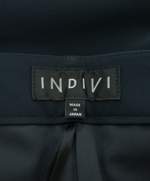 INDIVI（インディヴィ）スラックス 紺 サイズ:38(M位) レディース/2200682385152