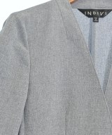 INDIVI（インディヴィ）ノーカラージャケット グレー サイズ:36(S位) レディース/2200682918077