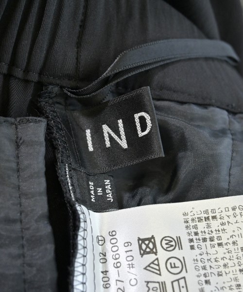 INDIVI（インディヴィ）スラックス 黒 サイズ:38(M位) レディース/2200688503017