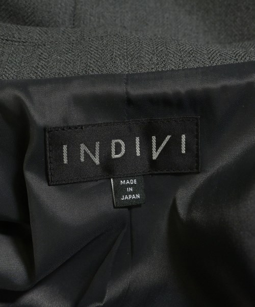 INDIVI（インディヴィ）テーラードジャケット グレー サイズ:38(M位) レディース/2200683849073