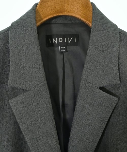 INDIVI（インディヴィ）テーラードジャケット グレー サイズ:38(M位) レディース/2200683849073