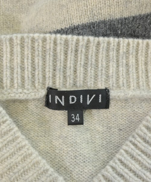 INDIVI（インディヴィ）ニット・セーター グレー サイズ:34(XS位) レディース/2200684058016