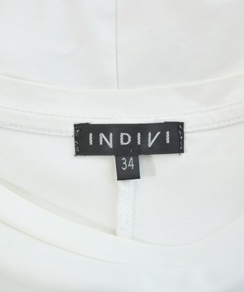 INDIVI（インディヴィ）Tシャツ・カットソー 白 サイズ:34(XS位) レディース/2200684058061