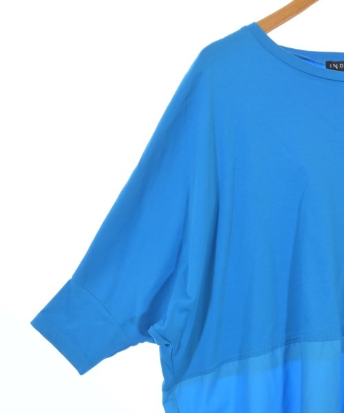 INDIVI（インディヴィ）Tシャツ・カットソー 青 サイズ:34(XS位) レディース/2200684058108
