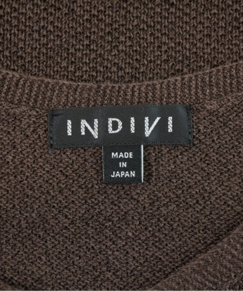 INDIVI（インディヴィ）ベスト/ノースリーブ 茶 サイズ:38(M位) レディース/2200685779019