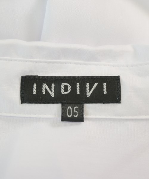 INDIVI（インディヴィ）カジュアルシャツ 白 サイズ:05(XS位) レディース/2200682513265