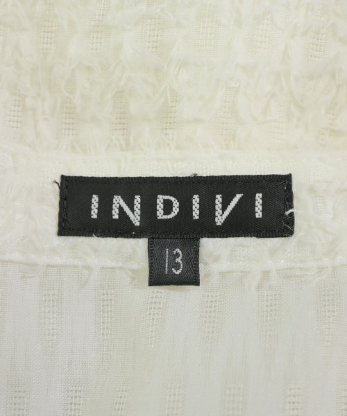 INDIVI（インディヴィ）カジュアルシャツ 白 サイズ:13(XL位) レディース/2200683675115