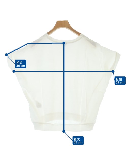 INDIVI（インディヴィ）Tシャツ・カットソー 白 サイズ:05(XS位) レディース/2200680403162