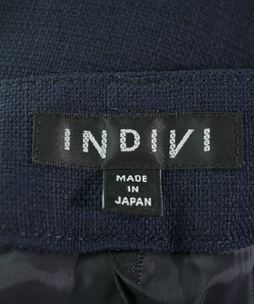 INDIVI（インディヴィ）スラックス 紺 サイズ:40(L位) レディース/2200682492058