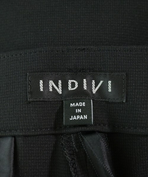 INDIVI（インディヴィ）スラックス 黒 サイズ:40(L位) レディース/2200682492072
