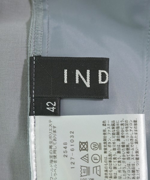 INDIVI（インディヴィ）スラックス グレー サイズ:42(XL位) レディース/2200682492096