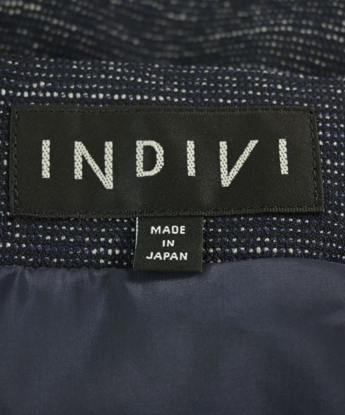 INDIVI（インディヴィ）ひざ丈スカート 紺 サイズ:13(XL位) レディース/2200682492140